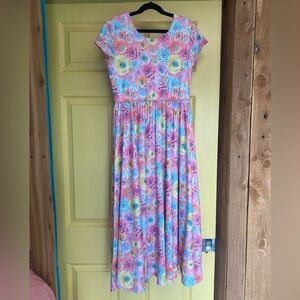 Girls Floral Maxi Dress 12/14 Love & Sprinkles